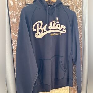 (Blue 84) Boston Massachusetts hoodie size Large